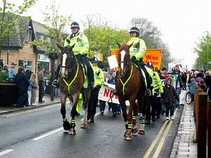 Photos: RAF Brize Norton Peace March and Rally. Saturday 23 April